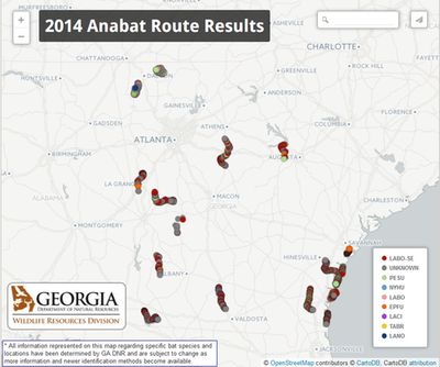 2014 Anabat route results